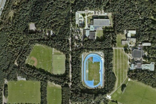 Sportcomplex Papendal bovenaanzicht google maps