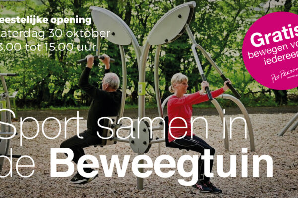 Opening beweegtuin Pro Persona