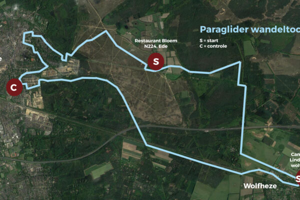 Paraglider wandeltocht