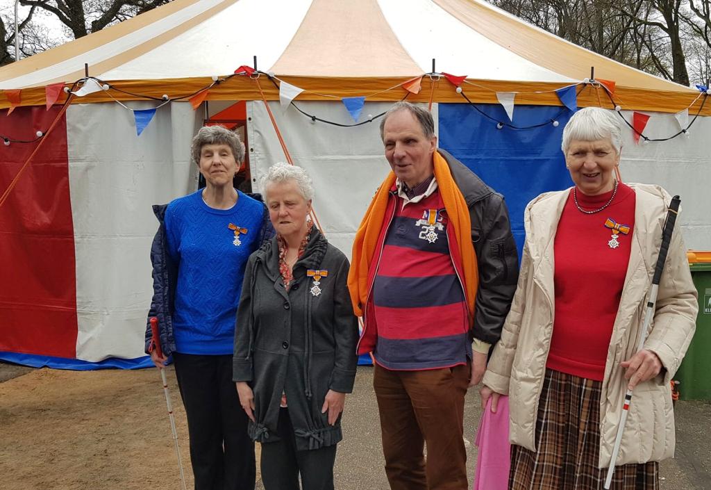 Koninklijke onderscheiding voor 4 inwoners van Het Schild