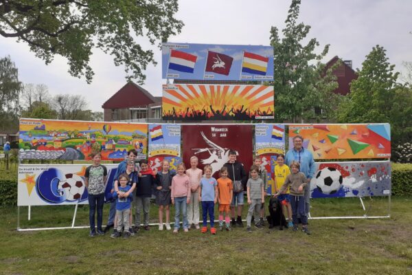 Wodanseck bord 100 jaar gemeente Renkum